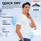 thumbnail image 3 of Pack de 6 camisetas interiores de cuello redondo para hombre BAMBOO COOL, de secado rápido y control de humedad, 3 of 6
