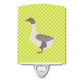 thumbnail image 1 of Carolines Treasures BB7727CNL Buff Grey Back Goose Green Ceramic Night Light, 1 of 2