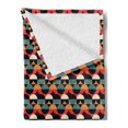 thumbnail image 2 of Retro Soft Flannel Fleece Blanket, Optical Illusion Pattern with Circles and Curves Geometric and Abstract Composition, Cozy Plush for Indoor and Outdoor Use, 50" x 70", Multicolor, by Ambesonne, 2 of 5