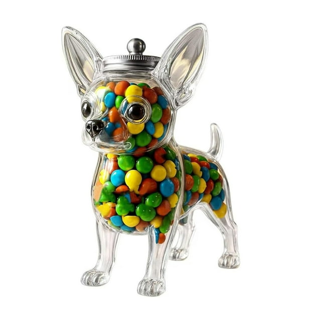 Airtight Candy Jar Container For Cookies Coffee Pods Pet Treats Kitchen Storage Canister With Lid For Home Office Use