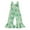 Green, variant on Toddler Girls St Patrick's Day Overalls Jumpsuit Shamrock Printed Sleeveless Flare Pants Romper for Infant Baby