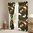 thumbnail image 3 of Feelyou Fashion Camo Black Out Curtains, Camouflage Curtains Pack of 2 (42x63 Each), 3 of 6