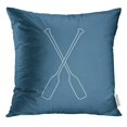 thumbnail image 1 of BSDHOME Race Crossed Oars Design Boats Collection Kayak Pillow Case 20x20 Inches Pillowcase, 1 of 1