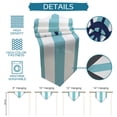thumbnail image 4 of Blue White Striped Rudder Table Runner Country Wedding Decor Cake Tablecloth Placemat Dinning Table Decoration Table Runners, 4 of 5