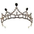thumbnail image 1 of CIMAXIC Party Vintage Tiara Rhinestone Inlaid Crown Party Prom Tiara for Women Bride,6.3"X6.3"X2.36", 1 of 3