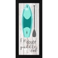thumbnail image 2 of Daniela Santiago 8x14 Black Modern Wood Framed Wall Art Titled - Paddle Board, 2 of 6