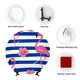 thumbnail image 4 of Honeii Flamingo Print Elegant Bone China Decorative Plate, Porcelain Plate,Art Crafts,Ceramic Ornaments for Home Office Wall Decor-8in, 4 of 6