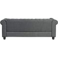 thumbnail image 4 of Morden Fort Fabric Sofa for Living Room Furniture Sets, Chair Loveseat and Sofa 3 Pieces Grey, 4 of 6
