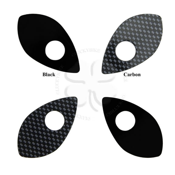 Black Carbon Look Turn Signal Adapter Plate Honda CBR 600 F4 F4i 1000 RR 99 - 14