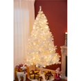 thumbnail image 1 of Luxenhome WHAP1404 7 ft. Pre-Lit White Artificial Christmas Tree, 1 of 1
