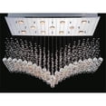 thumbnail image 3 of CWI Lighting Twinkle 11 Light Flush Mount With Chrome Finish, 3 of 4