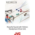 JVC Marshmallow Memory Foam Earbuds Black HAFX38B