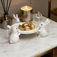 thumbnail image 4 of zhangmingg Rabbit Jewelry and Key Organizer Display Tray Adorable Three Bunnies Decorative Holder for Small Items, 4 of 6