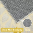 thumbnail image 2 of Hasoo Indoor 4' x 6' Area Rug Modern Floral Washable Rug for Living Room Non-Slip Floor Carpet for Bedroom, Yellow, 2 of 6