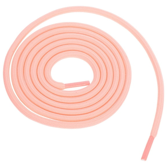 TABLZONE 12Pcs Brown Chunky Round Polyester Shoe Laces for Men Women Walking Sneakers Prevent Loosening