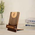 thumbnail image 5 of Playing LP Record Rack Classic Wooden Album Display Stand Rotating Storage Holder For Music Enthusiasts, 5 of 5
