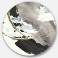 thumbnail image 1 of Designart 'Glam Painted Arcs II' Art Mural Cercle en Métal - Disque de 36, 1 of 5