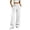White, variant on Posijego Women's Jogger Pants High Waisted Straight Leg Lightweight Solid Color Workout Pants Running Pants with Pockets