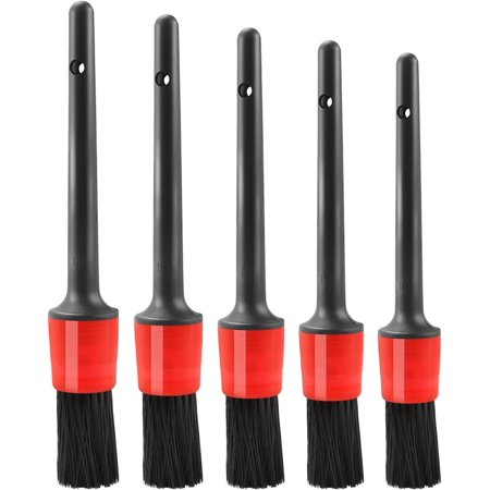 5pcs Car Wash Car Detailing Brush Car Cleaning Tools Compatible with Renault BMW Audi Lada Opel Skoda Mazda Seat Fiat Renault Megane