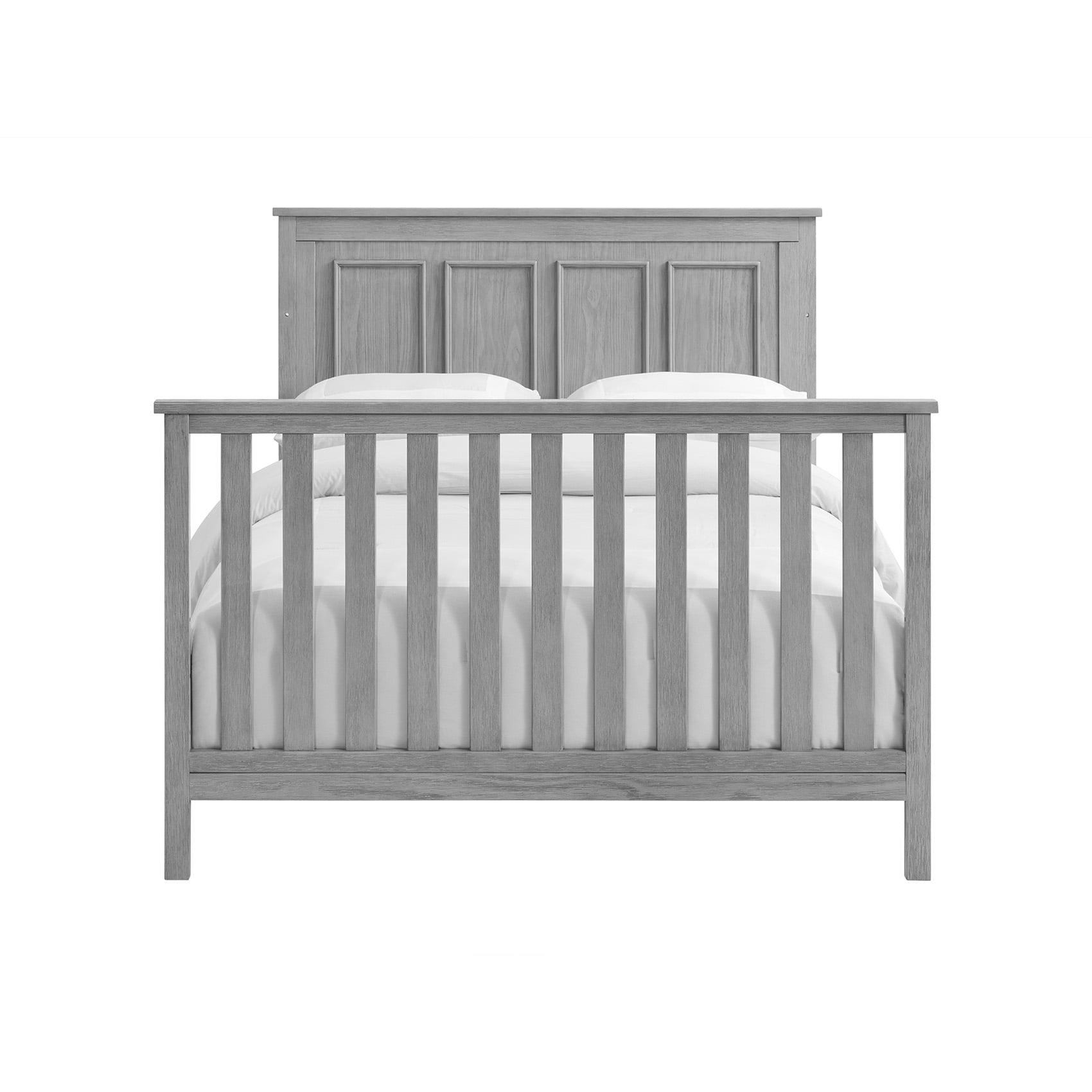 Oxford Baby Farmington Full-Size Bed Conversion Kit, Rustic Gray