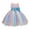 Blue, variant on Odeerbi 2025 Toddler Girls Color Net Yarn Bowknot Birthday Party Flowers Gown Kids Dresses