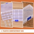 thumbnail image 4 of unbranded 5Ud Organizador De Plástico Transparente Con Divisores Para Almacenamiento Multipropósito, 4 of 8