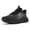 Jet Black 2, variant on FitVille Wide Walking Shoes for Women, Hands Free Slip On Sneakers Lightweight Running Shoes Arch Support - V1
