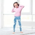 thumbnail image 5 of joogoo Girls' Leggings Tropical Flower-d1 Yoga Pants 9-10T, 5 of 8