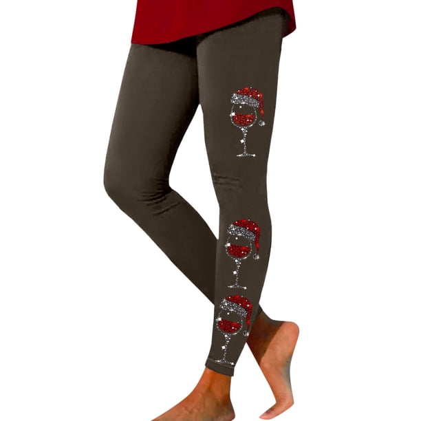 WILLBEST Leggings de Yoga de Cintura Alta con Estampado de Tres Cristales para Mujer, Alargados Proporcionalmente, para Ejercicio Físico. Grande