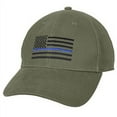thumbnail image 2 of Rothco Thin Blue Flag Line Low Profile Cap, 2 of 2