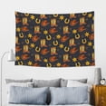 thumbnail image 5 of Easygdp Wild West Golden Horseshoe Tapestry Wall Hanging, Wall Tapestries for Bedroom Aesthetic Living Room Office Decor 60x40in, 5 of 8