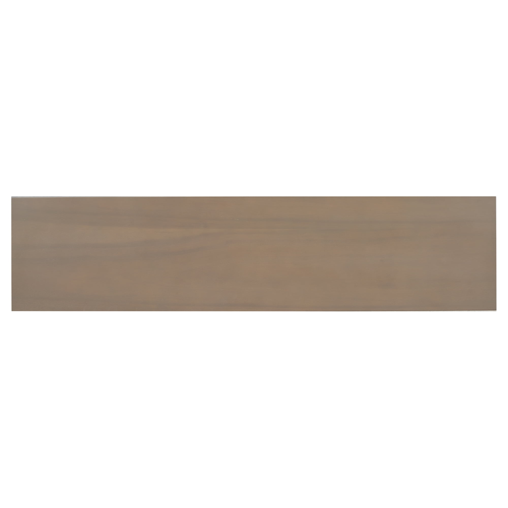 EUROCO 59.8" Console Table with V-Base Design,Wooden Entryway Sofa Table, Unique Long Accent Hallway Table for Living Room,Taupe
