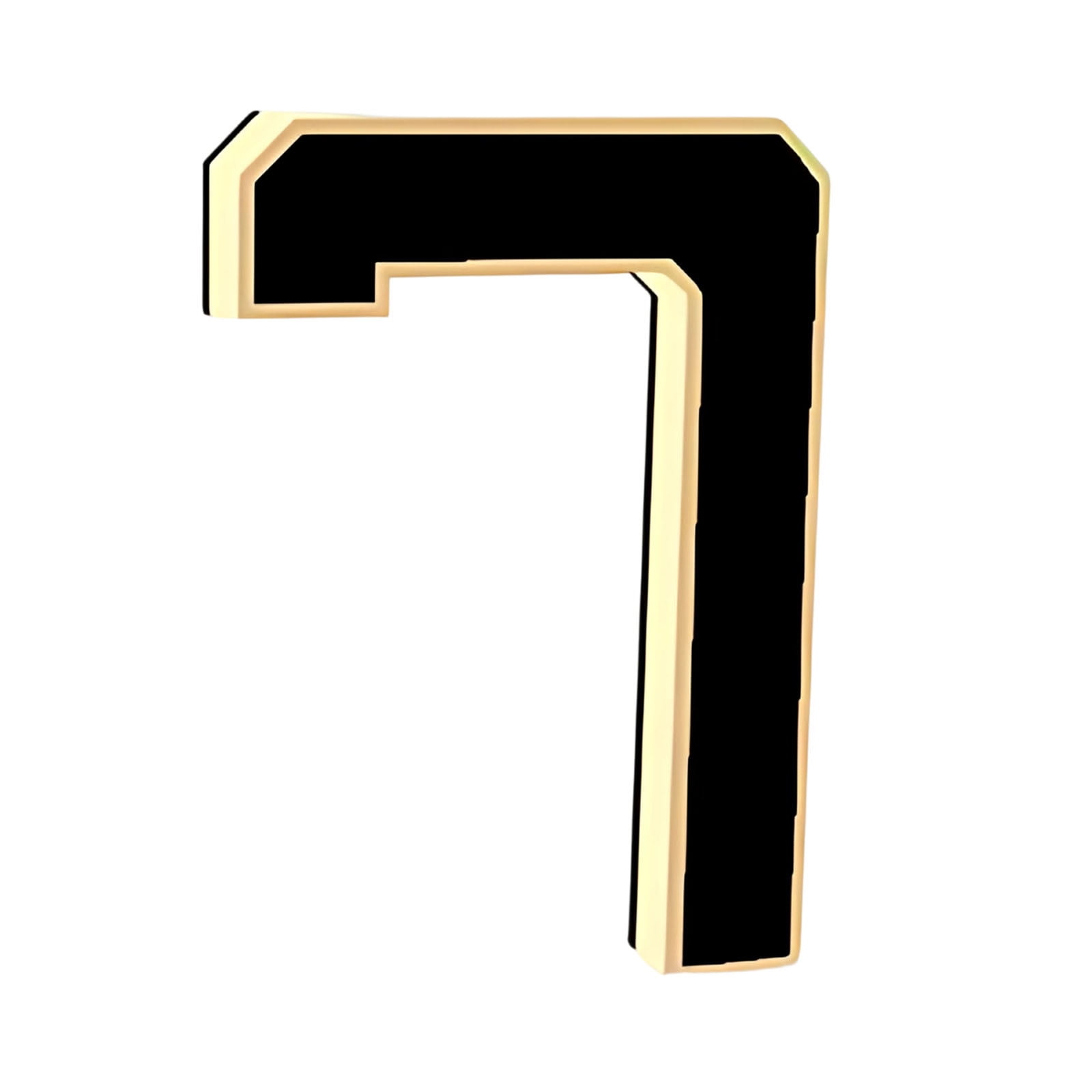 Kumdkd Solar Powered LED Address Numbers, Waterproof Illuminated House Numbers Sign with Time & Temperature Display, Large Modern Outdoor Address Plaque for Mailbox, IP65, Black/White