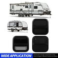 thumbnail image 3 of RV Sliding Window Black Aluminum Alloy Trailer Heat Resistant Vertical Glass with Movable  Resistant Net, 3 of 7