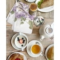 thumbnail image 4 of Bird Flowers Kitchen Dish Towels for Drying Dishes Set of 3, Purple Lavender Pastoral Pastel Watercolor Waffle Weave Microfiber Hand Tea Bathroom Towels Quick Dry & Absorbent Towel 15.7x23.6, 4 of 7