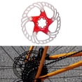 thumbnail image 4 of koolsoo Bike Hydraulic Disc Brake Rotor Rotor for BMX Mountain Bike Road Red Red 180mm, 4 of 9