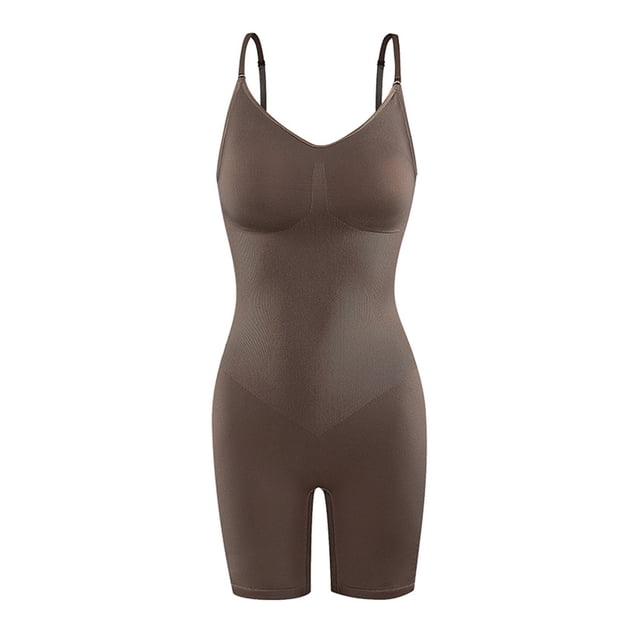 Qarigey Body Body Ropa interior Control Corsés Butt Compression Undershirt Shapers Slimmer Belly Pants Posparto Sin costuras Moldeadores de cintura Color cafe oscuro Qarigey CE015281-04