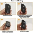 thumbnail image 7 of BlazeVideo Security & Password Metal Cable Chain Lock for Bike & Others, 7 of 7