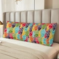 thumbnail image 2 of Balery Colorful Fish 2 Funda Protectora para Almohada Corporal de Algodón Hipoalergénico con Cierre(55 x 21 pulgadas), Almohadas No Incluidas, 2 of 7