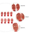 thumbnail image 2 of CIMAXIC Boucles d'Oreilles Rouges 4 Paires de Boucles d'Oreilles de Festival de Printemps Pendentif Décoratif Clips d'Oreilles Style Mixte, 2.36"X0.98"X0.39 Pouces, 2 of 5