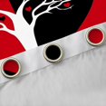 thumbnail image 4 of Homewish Romantic Love Tree Black Out Curtains for Couple, Black Red Love Heart Curtains Pack of 2 (42x63 Each), Valentines Day Bedroom Curtains, Window Curtains Bedroom Decor, 4 of 6
