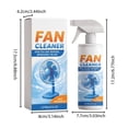 thumbnail image 4 of HWRETIE Fan Cleaning Spray 237Ml No Disassembly Cleaner Removes Dust Grease Dirt From Ceiling Fans Floor Fans Air Conditioner Blades and Vents, 4 of 9