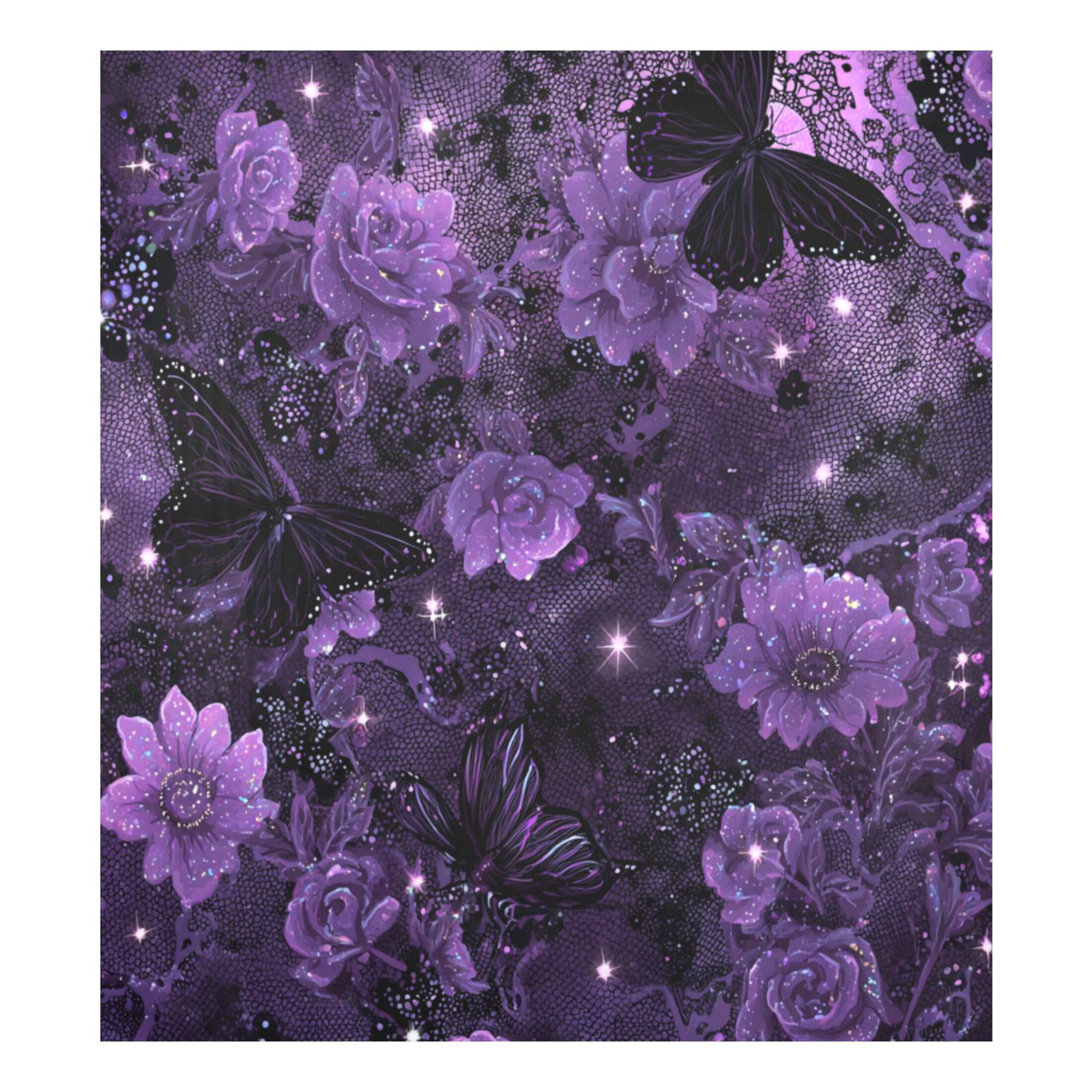 Dishwasher Magnetic Refrigerator Magnet Cover Sticker Home Decorative 23"x26" Gorgeous Pink Flowers and Butterflies