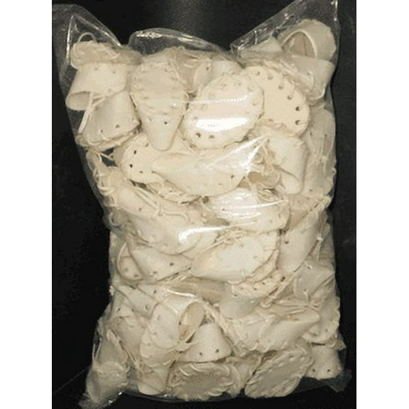 HDP Premium Natural Rawhide Mini Shoes Size:Pack of 50