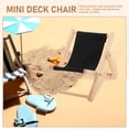 thumbnail image 4 of UPOUART Micro Landscape Layout Miniature Lounge Chair Black 1Pack, 4 of 7