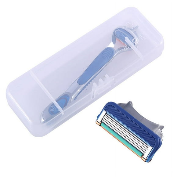 Universal Five-layer Blade Manual Razor Blade, Men's Razor, Old-fashioned Beard Blade 5-blade Razor Holder