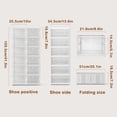 thumbnail image 4 of Inteprter 6 unidades/juego de cajas de almacenamiento de zapatos, estuche transparente a prueba de polvo, organizador plegado, zapatillas, zapatillas, Almacenamiento y organización del hogar Inteprter HA065600-00, 4 of 6