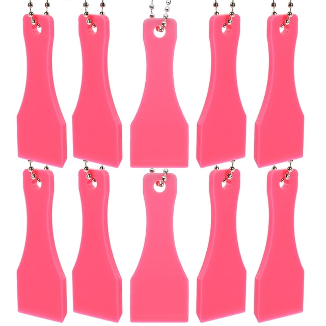 WRITWAA 20 Pcs Outil de Retrait de Colle en Plastique Vert pour Retrait d'Autocollants