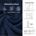 thumbnail image 2 of Regal Living 4 in 1 Cozy and Practical Travel Throw, Navy, 45 x 60, 2 of 7