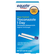 Equate Tioconazole 1-Day Antifungal Treatment, 0.16 oz